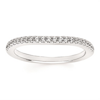 1-3/8cttw Modern Bypass Wedding Set in 14 Karat White Gold