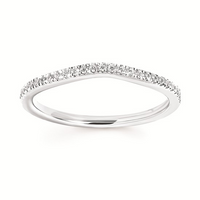 1-1/4cttw Classic Bypass Wedding Set in 14 Karat White Gold
