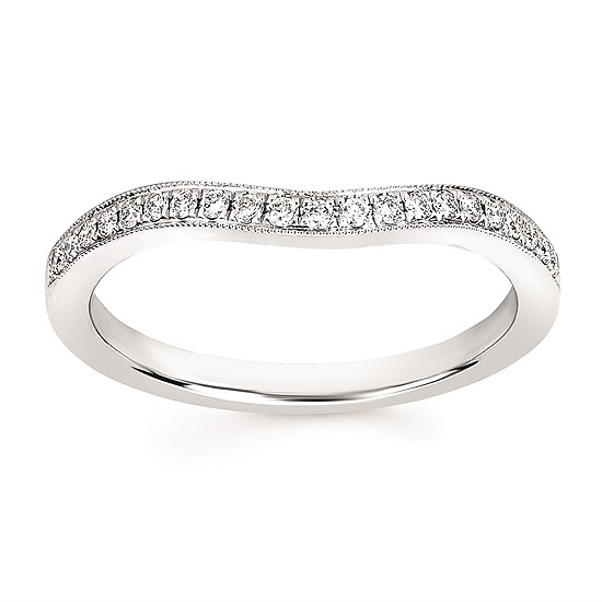 1-5/8cttw Vintage Inspired Halo Wedding Set in 14 Karat White Gold