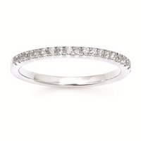 1-7/8cttw Classic Accented Wedding Set in 14 Karat White Gold