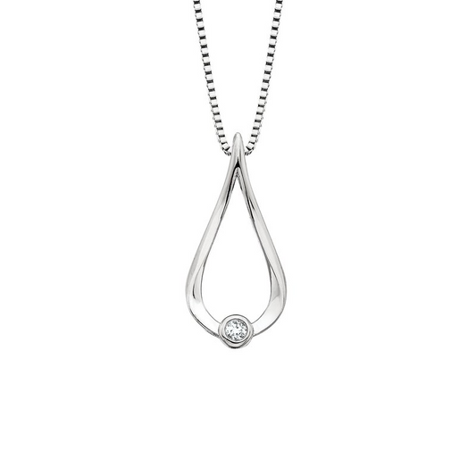 PureRadiance Diamond Dangle Pendant