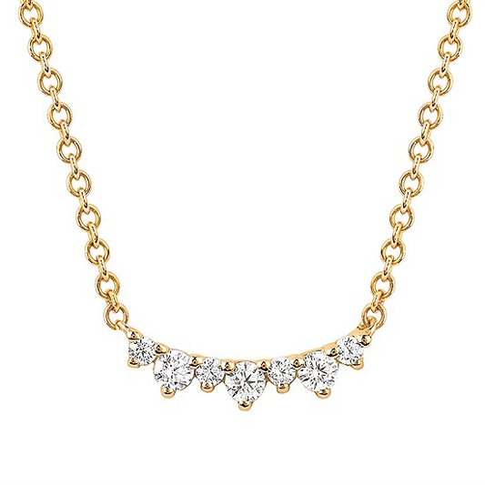 1/6 Cttw. Diamonds Bar Necklace