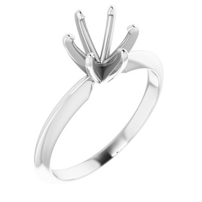 Round Moissanite Solitaire Ring