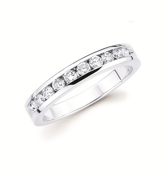 1/2cttw Classic Anniversary Ring in 14 Karat White Gold