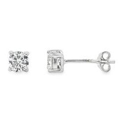 LAB Diamond Silver Earring