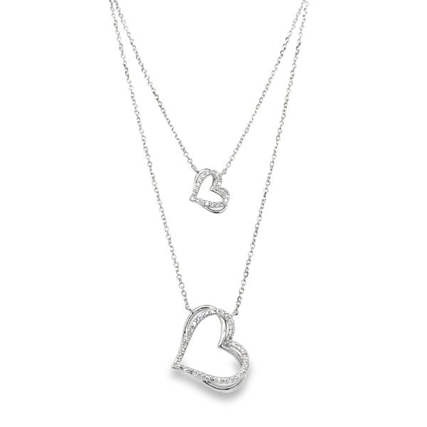 1/4 Cttw. Diamonds Heart Necklace