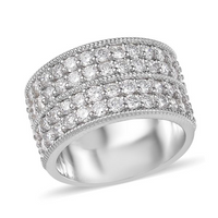 2-1/4 Cttw. Cigar Band Ring