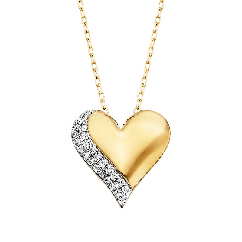 1/8 Cttw. Heart Pendant
