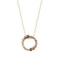 1/3 Cttw. Ombre Circle Pendant