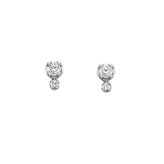 1/10 Cttw. Diamonds Accented Earrings