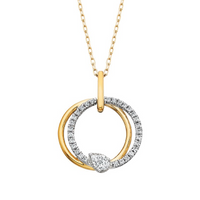 1/4 Cttw. Circle Pendant