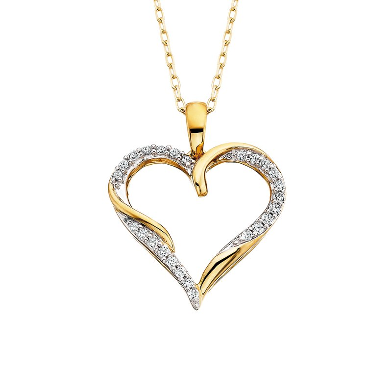 1/6 Cttw. Heart Pendant