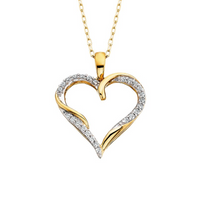 1/6 Cttw. Heart Pendant