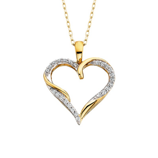 1/6 Cttw. Heart Pendant