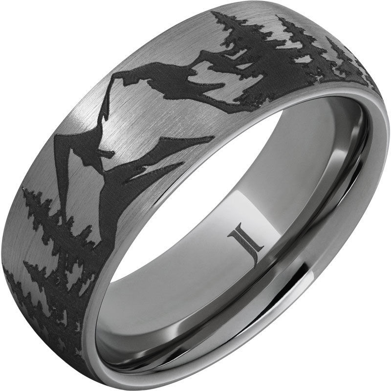 Alternative Metal Wedding Band