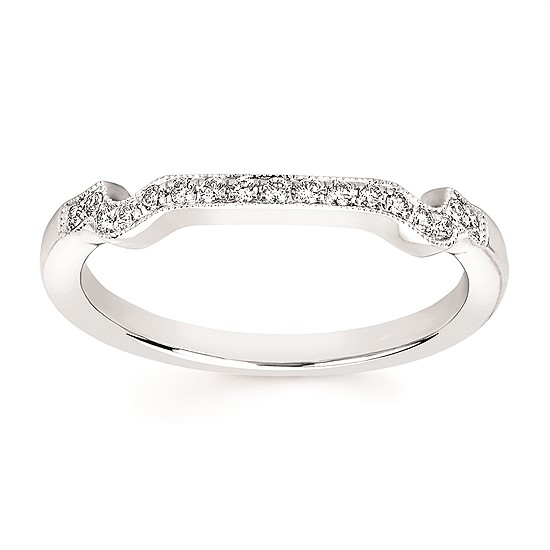 1-1/2 cttw Vintage Inspired Halo Wedding Set in 14 Karat White Gold