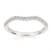 1-1/4cttw Modern Woven Wedding Set in 14 Karat White and Rose Gold