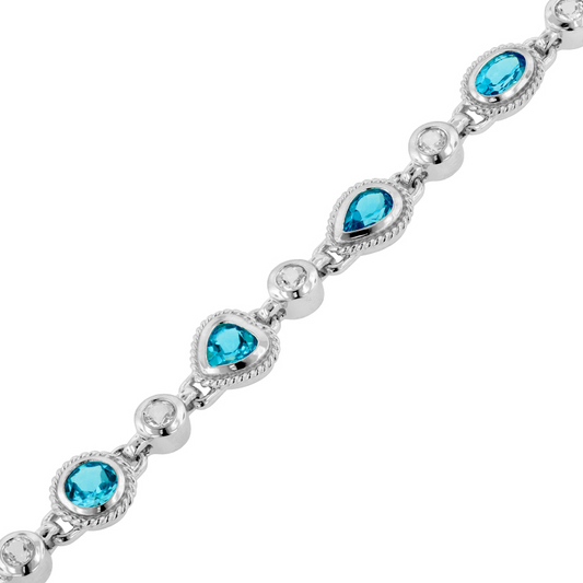 Topazes Link Bracelet
