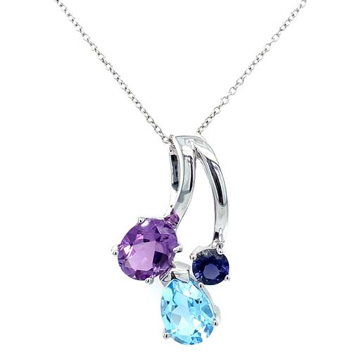 Topaz Hidden Bail Pendant
