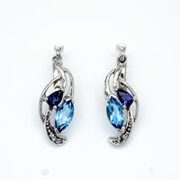 Marquise Topazes Drop Earrings