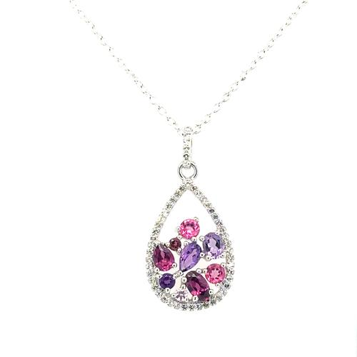 Amethysts Dangle Pendant