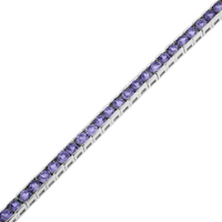 Amethysts Link Bracelet