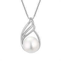 Pearl Hidden Bail Pendant