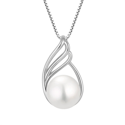 Pearl Hidden Bail Pendant