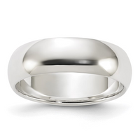 Silver Wedding Band