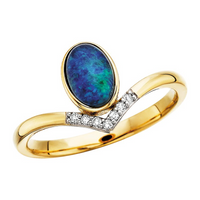 Colored Stone Rings -Ladie