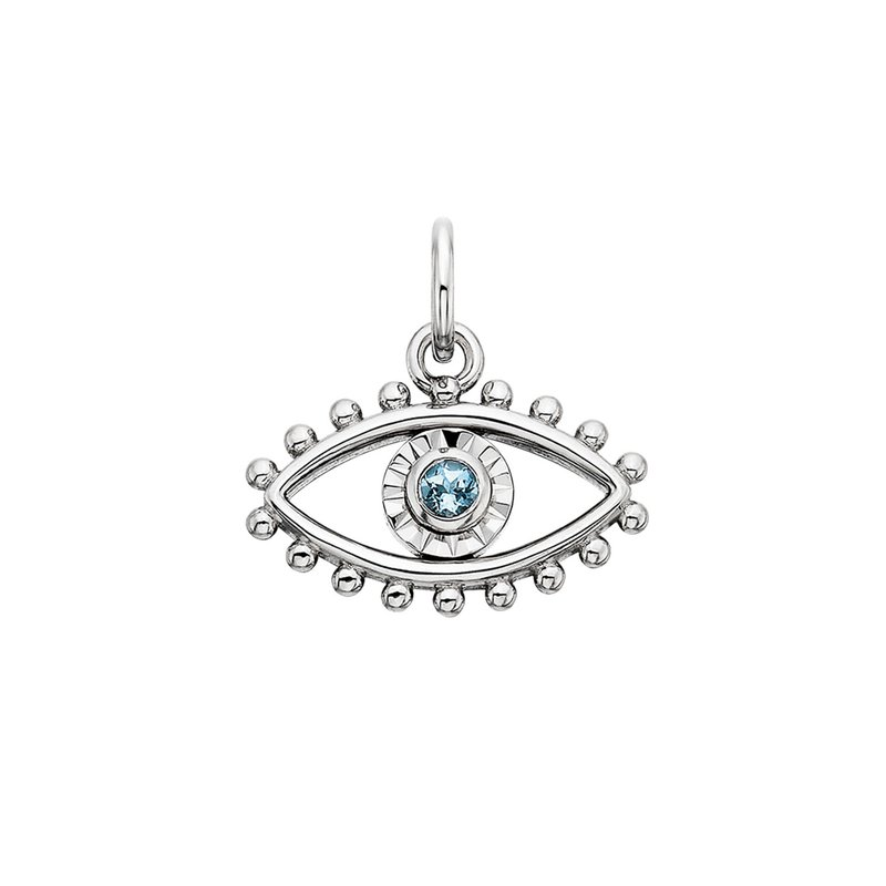 Sterling Silver Evil Eye Charm