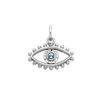 Sterling Silver Evil Eye Charm