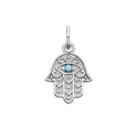Sterling Silver Hamsa Charm