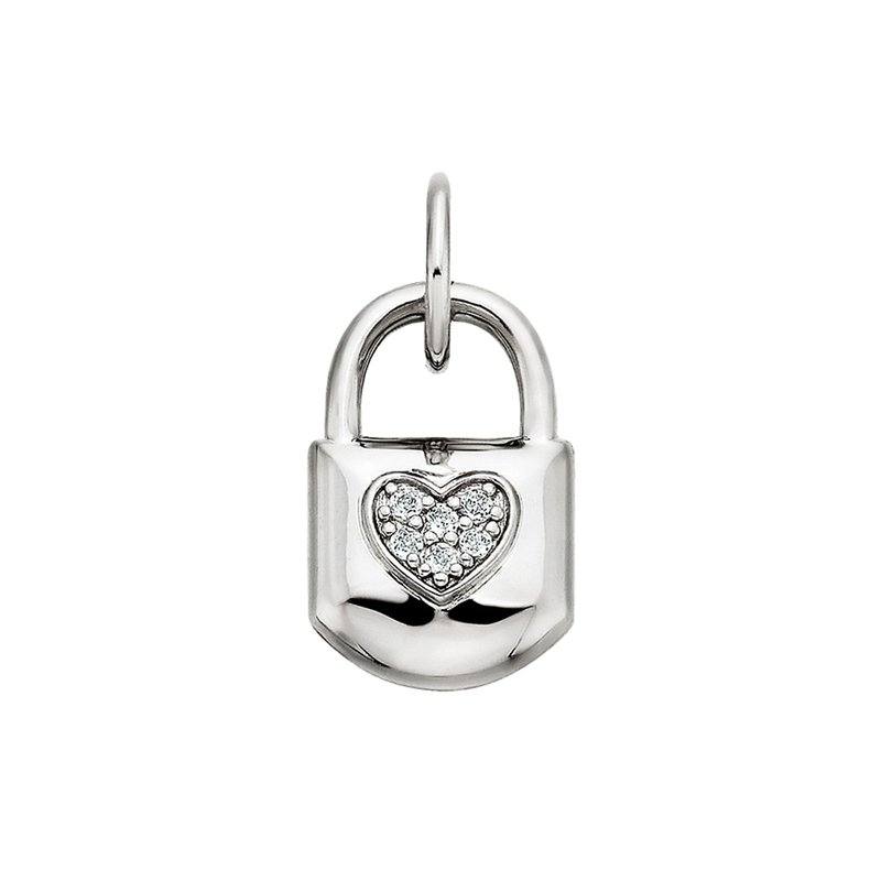 Sterling Silver Lock Charm