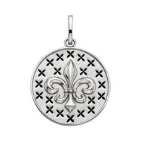 Sterling Silver Fleur De Lis Charm