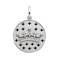 Sterling Silver Crown Charm