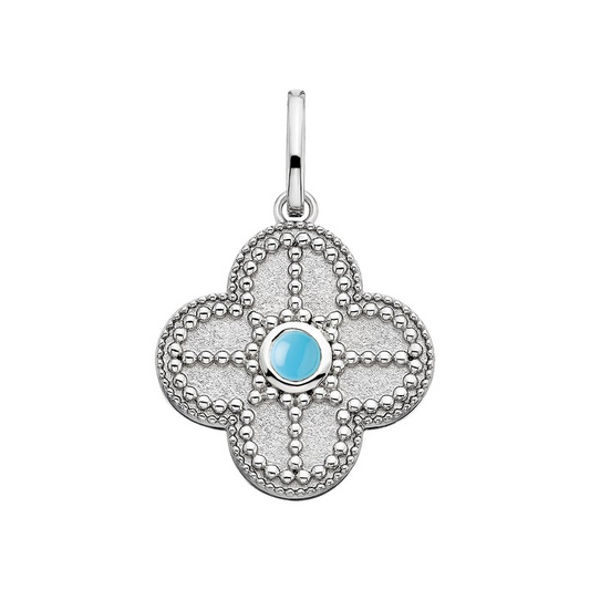 Sterling Silver Quatrefoil Charm