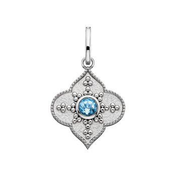 Sterling Silver Quatrefoil Charm