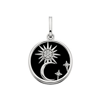 Sterling Silver Sun and Moon Celestial Charm