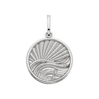 Sterling Silver Horizon Charm