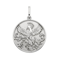 Sterling Silver Phoenix Charm