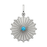 Sterling Silver Radiant Charm