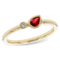 Colored Stone Rings -Ladie