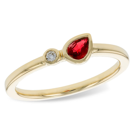 Colored Stone Rings -Ladie