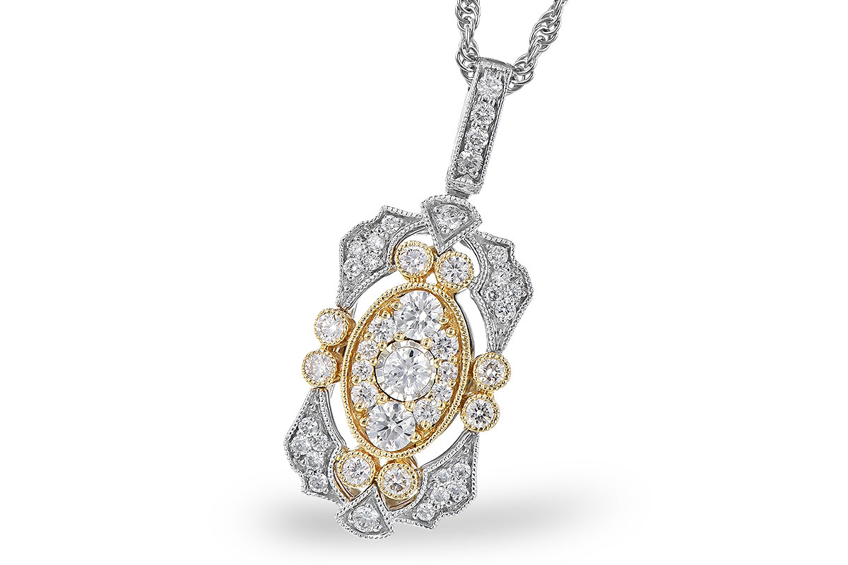 1/2 Cttw. Vintage Inspired Pendant