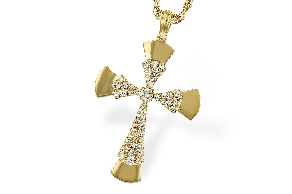 3/8 Cttw. Cross Pendant