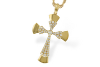 3/8 Cttw. Cross Pendant