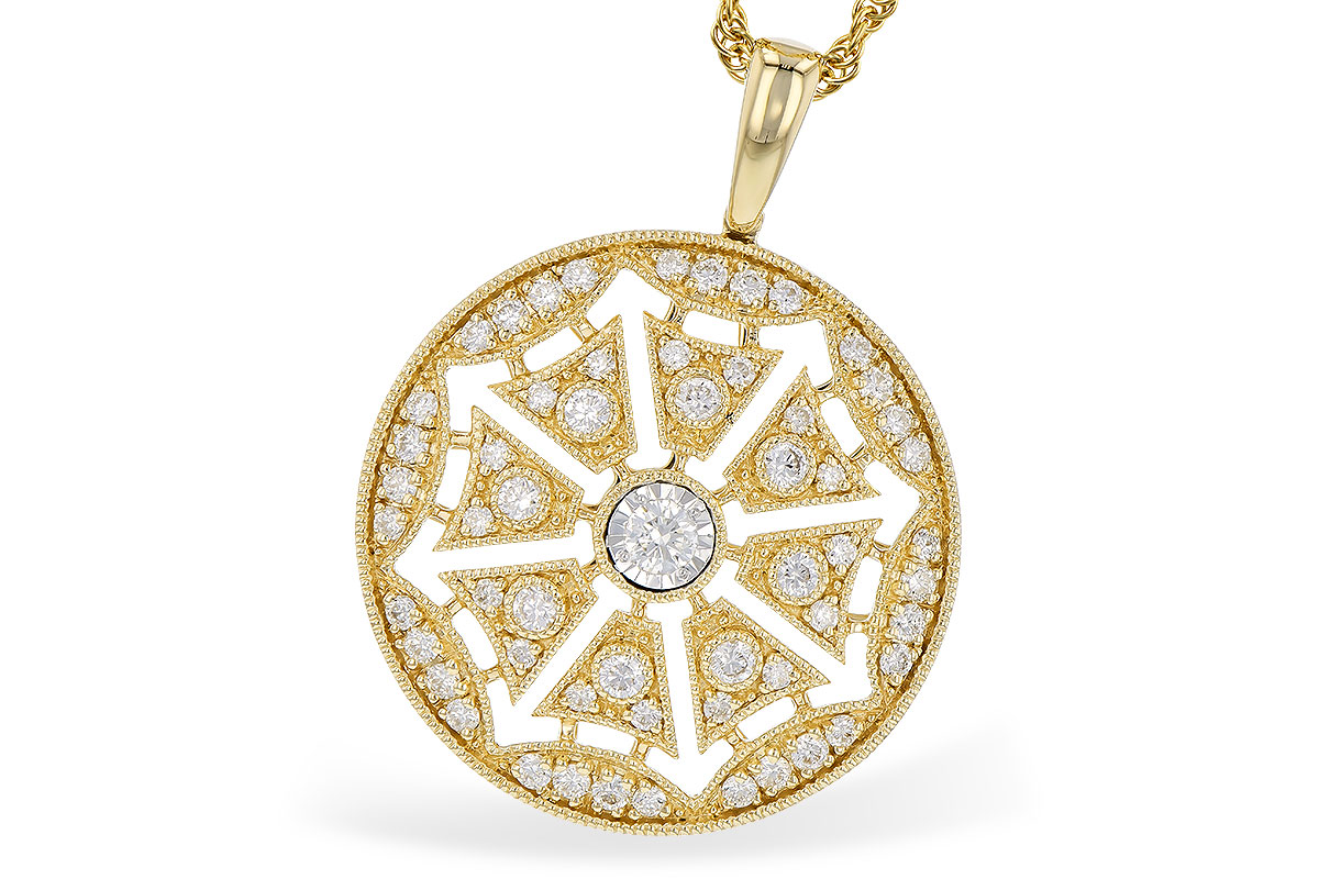 3/8 Cttw. Geometric Pendant