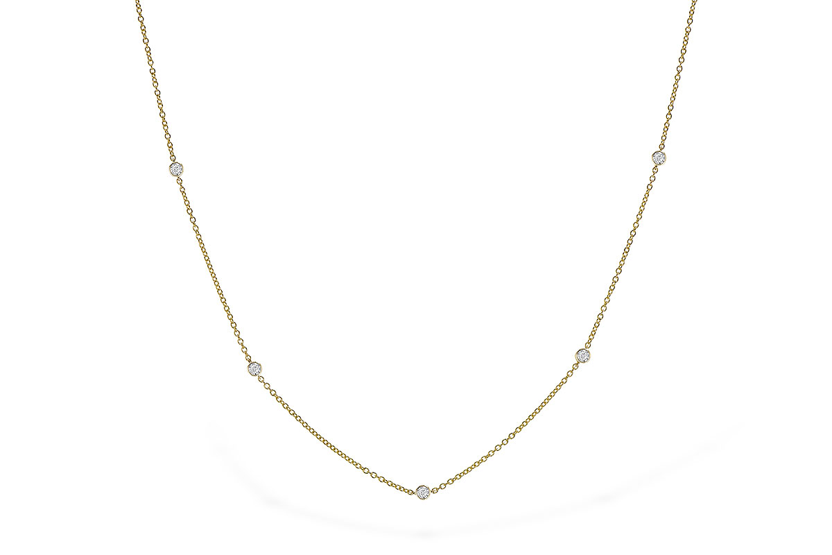 1/4 Cttw. Diamonds Station Necklace