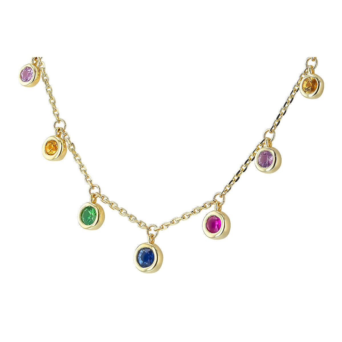 Colored Stone Necklace